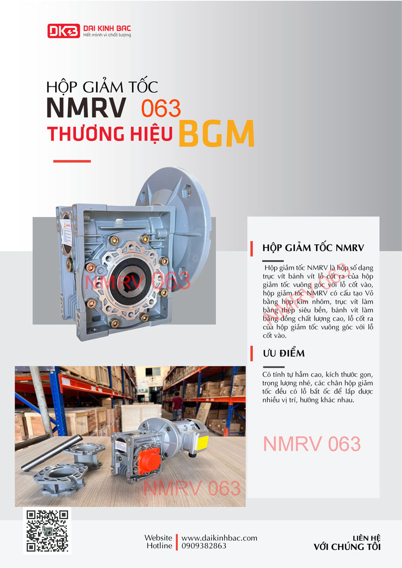 Ở đâu chuyên bán Hộp Giảm Tốc Cao Cấp NMRV 063 - BGM