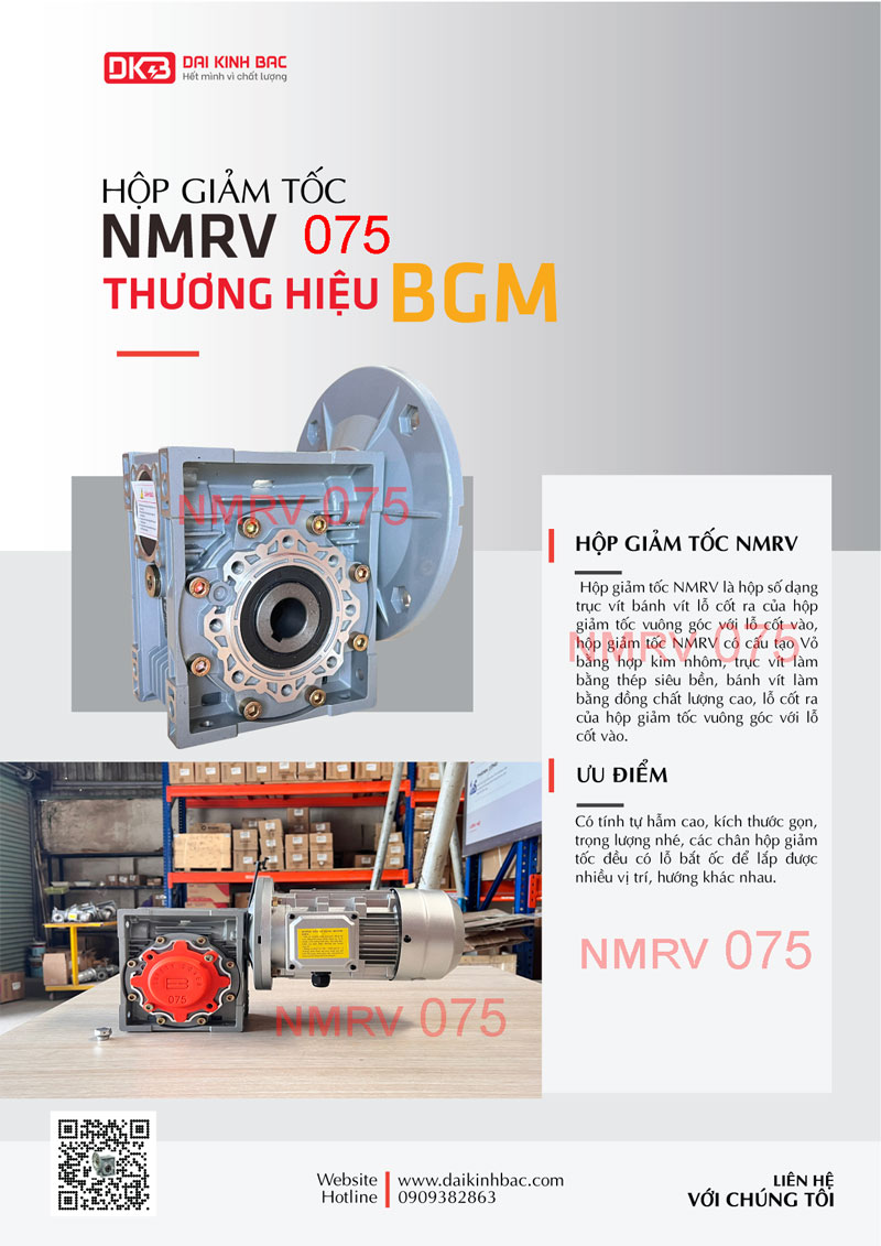 075 cải tiến hộp số NMRV bgm