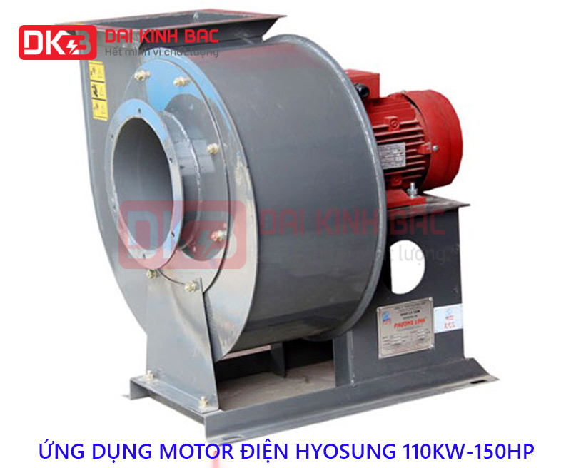 ung dung quat cua motor hyosung 110kw