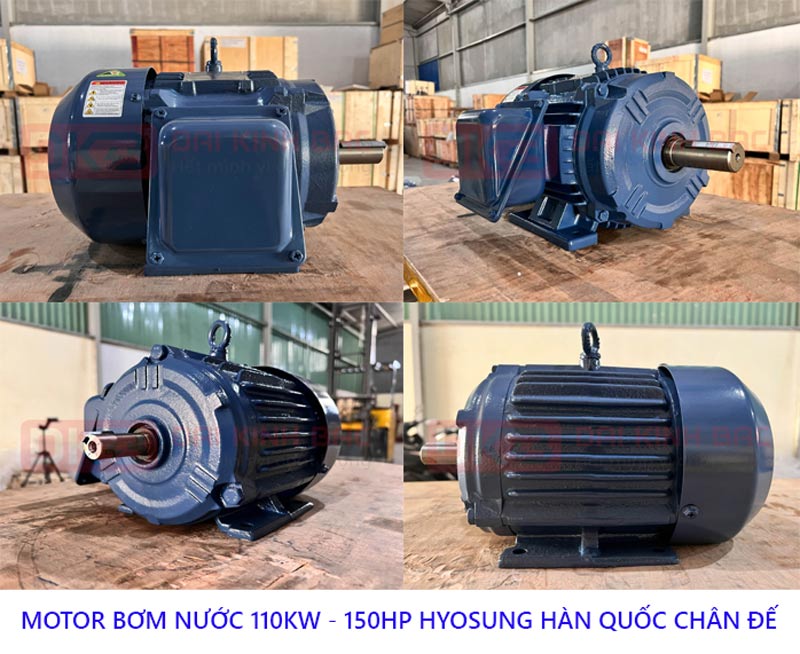 motor bom nuoc hyosung 110kw chan de