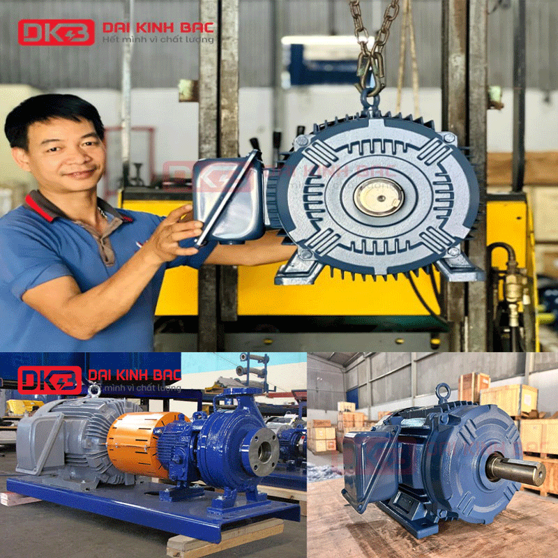 ảnh motor điện 1.kw hyosung hàn quốc