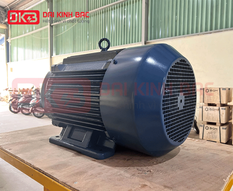 ảnh motor điện hyosung hàn quốc 2.2kw 4P 3P