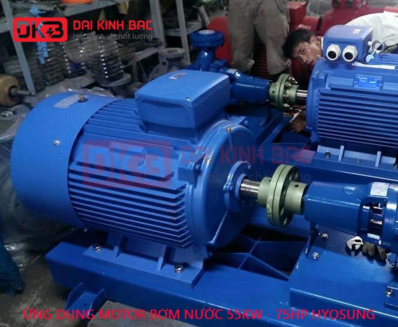 ung dung motor bom nuoc hyosung han quoc 55kw