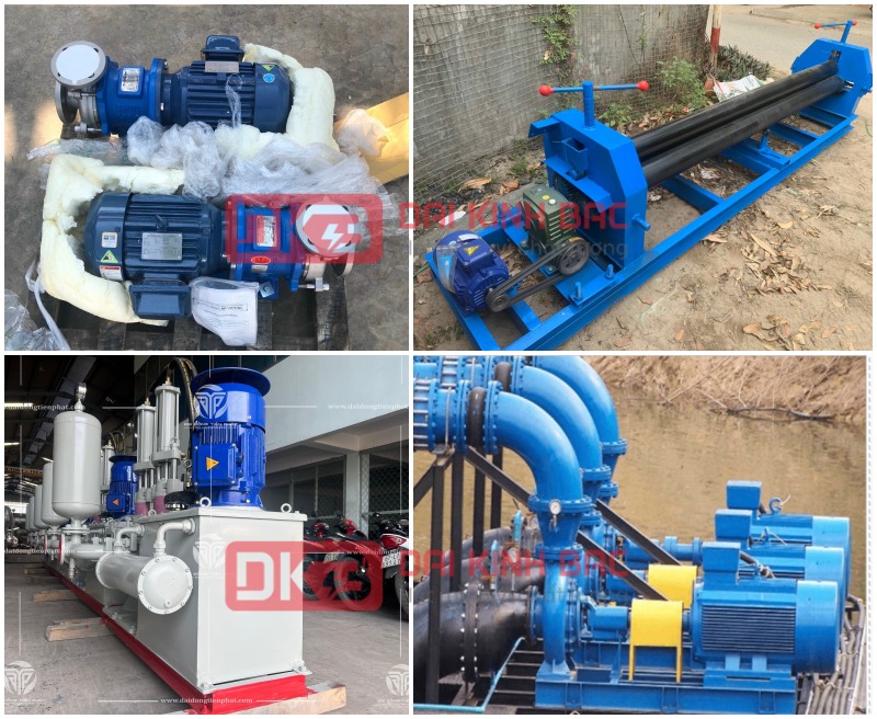 ứng dụng Motor diện Hyosung hàn quốc 5.5kw