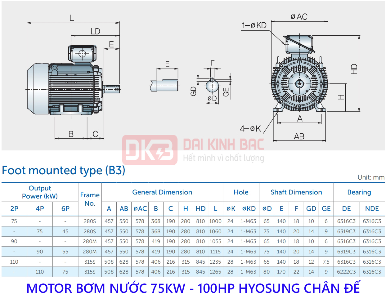 ban ve motor bom nuoc hyosung 75kw 