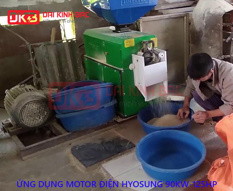 ung dung may xat gao cua motor hyosung 90kw