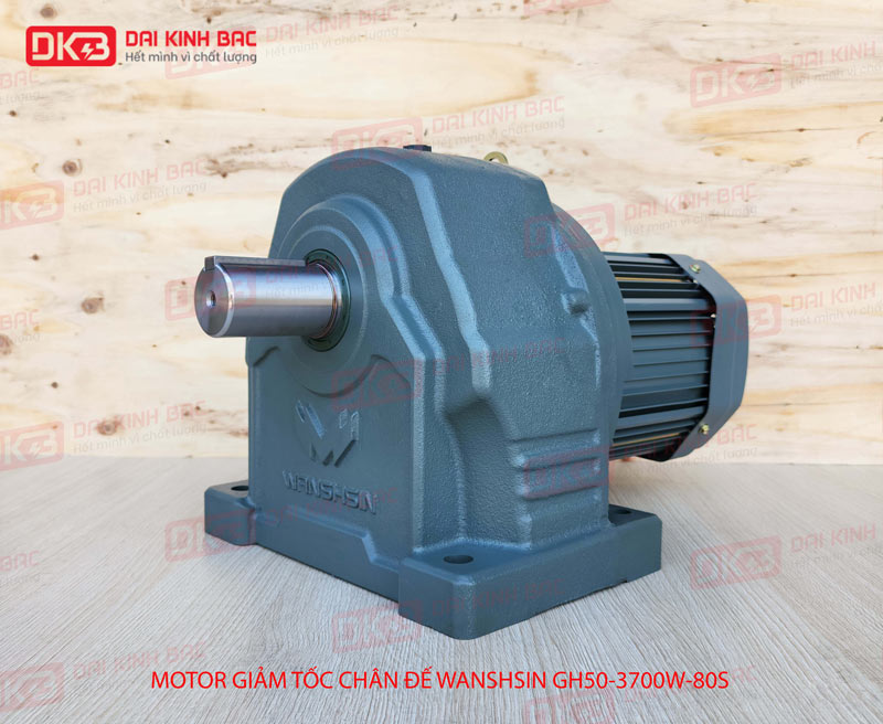 Motor Giảm Tốc Chân Đế Wanshsin GH50-3700W-80S