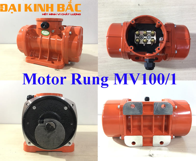 Motor Rung MV100/1 0.12kw 6 Cực 1000 vòng/phút