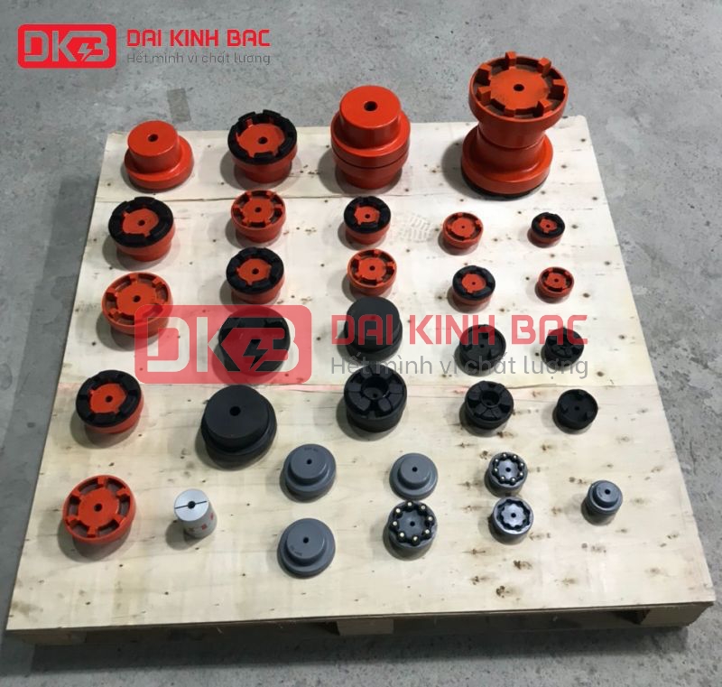 ảnh thực tế khớp nối gang trục đệm cao su HRC