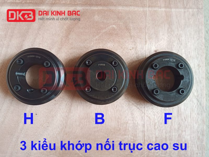 ảnh thực tế khớp nối trục mềm cao su chính hãng