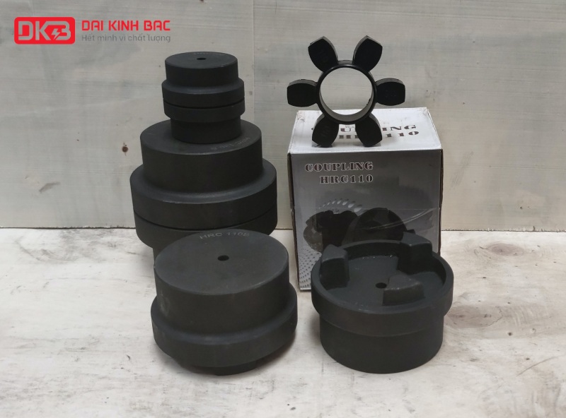 ảnh thực tế tại kho khớp nối trục đệm cao su HRC110