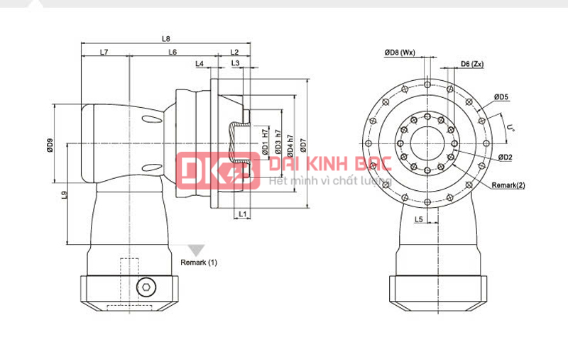 Hộp giảm tốc servo APK - APEX