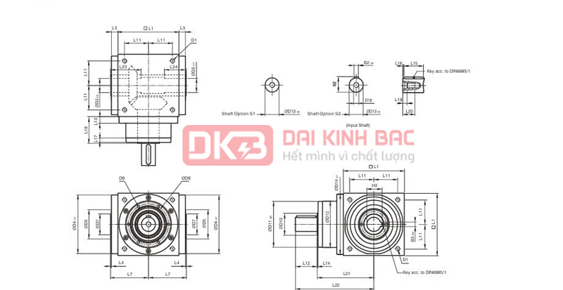 Hộp giảm tốc servo AT - APEX