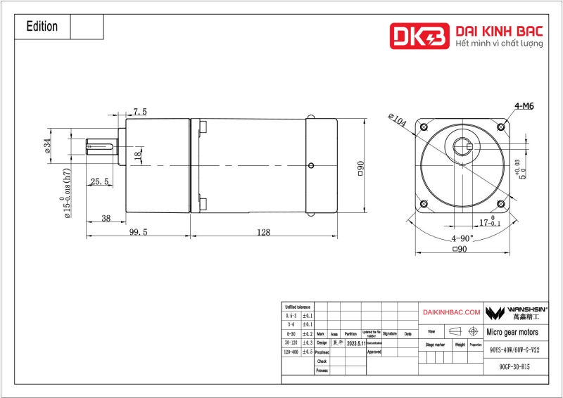 ban-ve Motor-giam-toc-mini-40W 90YS40WGV22