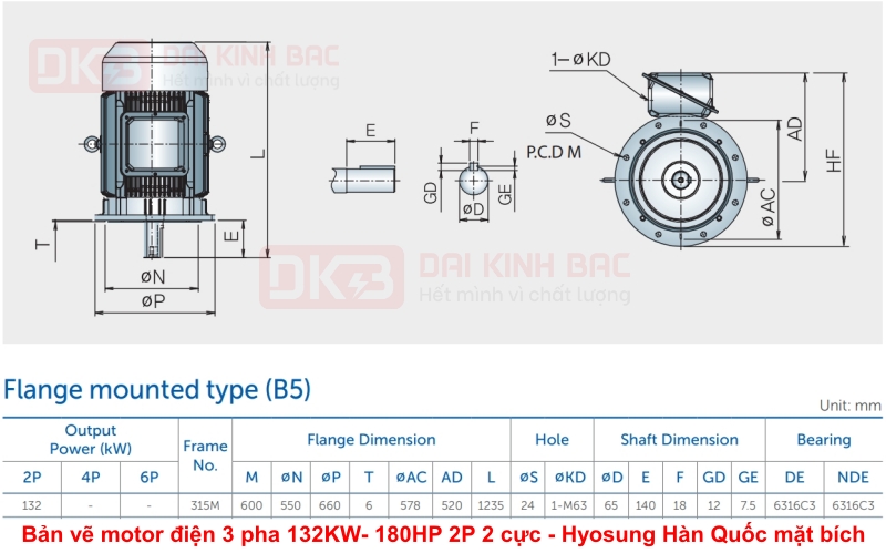 ban-ve-motor-dien-3-pha-132KW- 180HP-2p-2-cuc-hyosung-han-quoc-mat-bich
