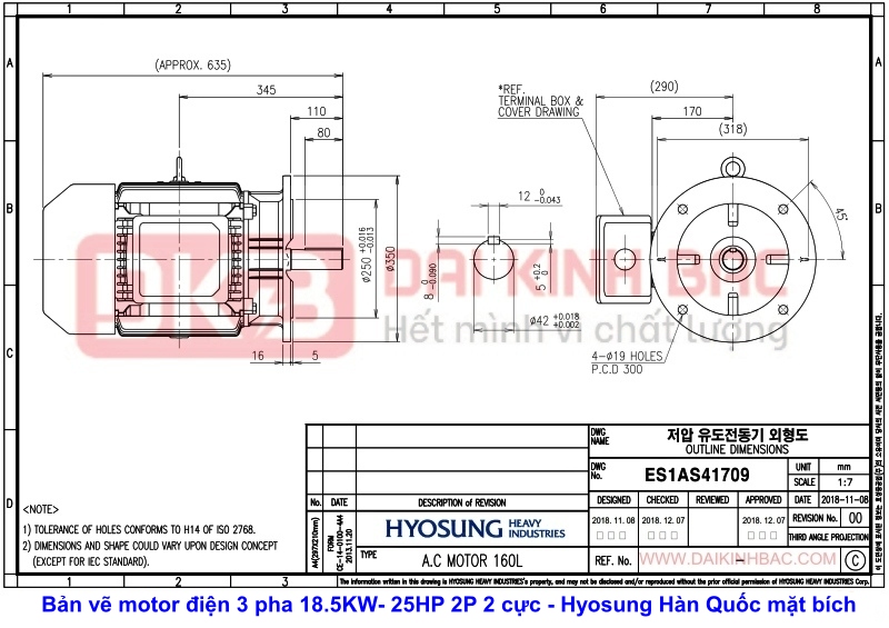 ban-ve-motor-dien-3-pha-18.5KW- 25HP -2p-2-cuc-hyosung-han-quoc-mat-bich