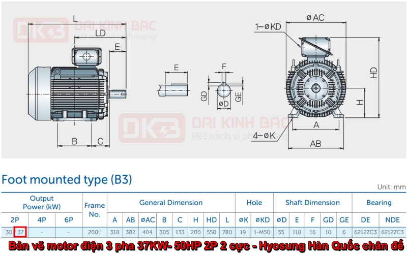 ban-ve-motor-dien-3-pha-37KW- 50HP-2p-2-cuc-hyosung-han-quoc-chan-de