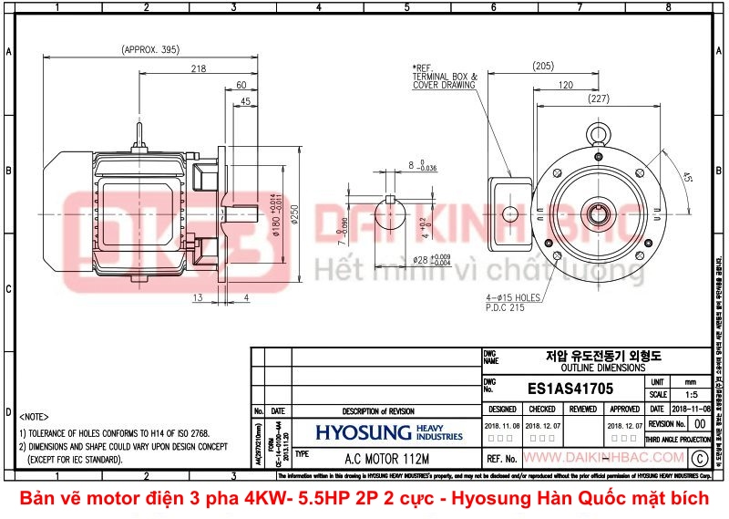 ban-ve-motor-dien-3-pha-4KW- 5.5HP-2p-2-cuc-hyosung-han-quoc-mat-bich