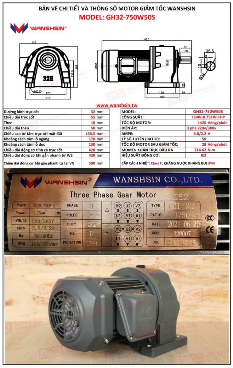 ban-ve-motor-giam-toc-chan-de-Wanshsin-GH32-750W-50S