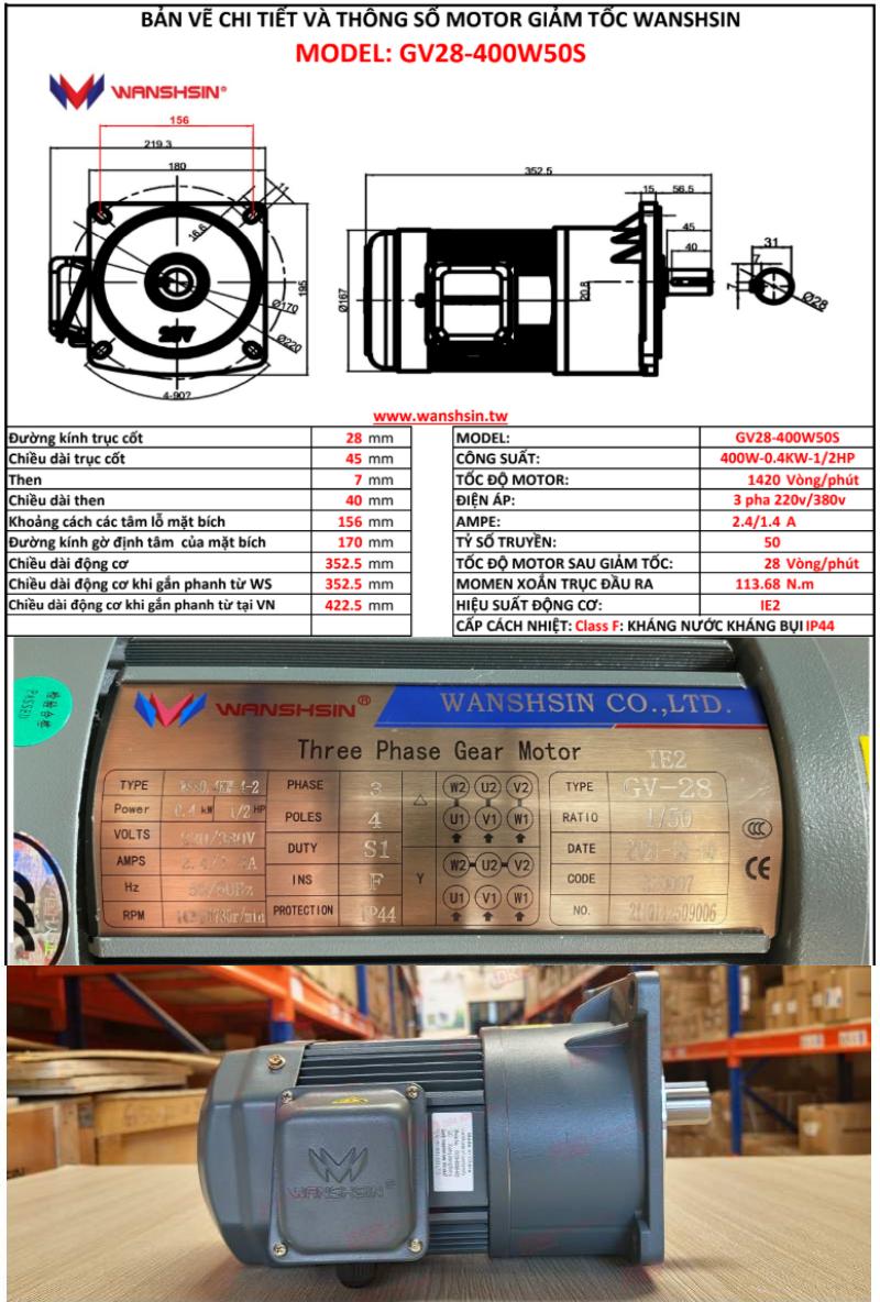 ban-ve-motor-giam-toc-mat-bich-Wanshsin-GV28-400W-50S