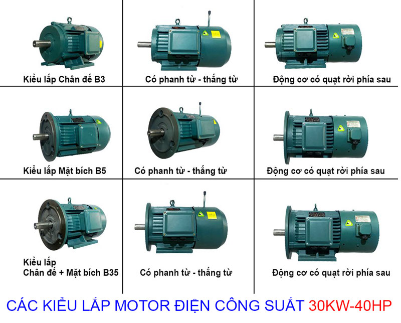 cac kieu lap motor dien 30kw