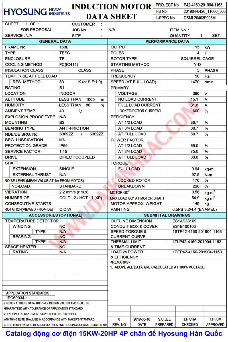 catalog-dong-co-dien-15kw-20hp-hyosung-han-quoc-chan-de-4p