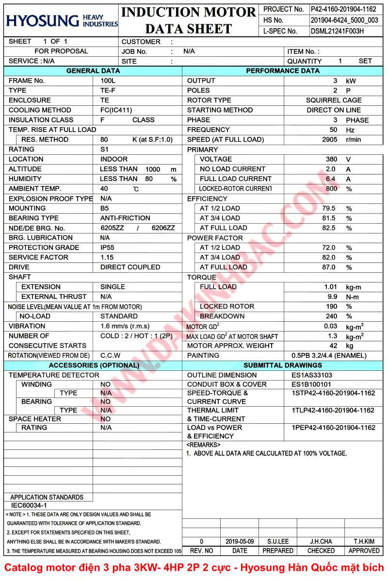 catalog-motor-dien-3-pha-3KW- 4HP-2p-2-cuc-hyosung-han-quoc-mat-bich