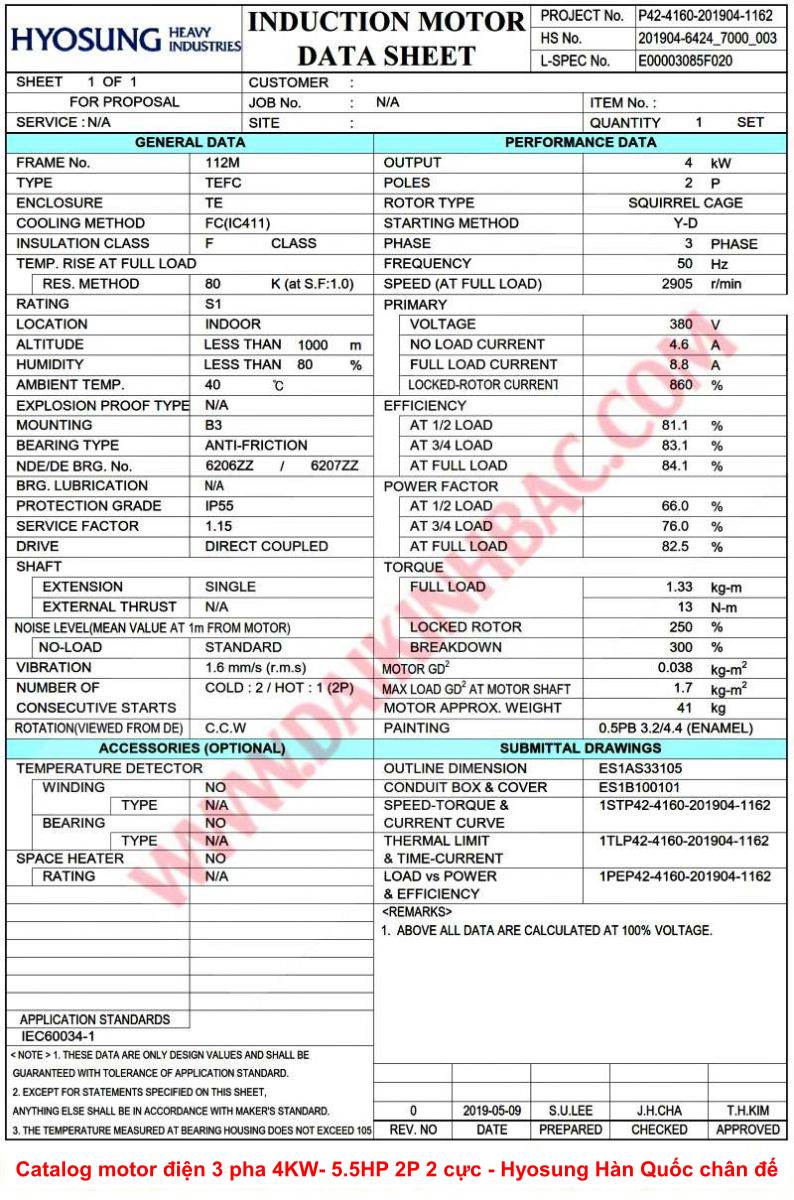 catalog-motor-dien-3-pha-4KW- 5.5HP-2p-2-cuc-hyosung-han-quoc-chan-de