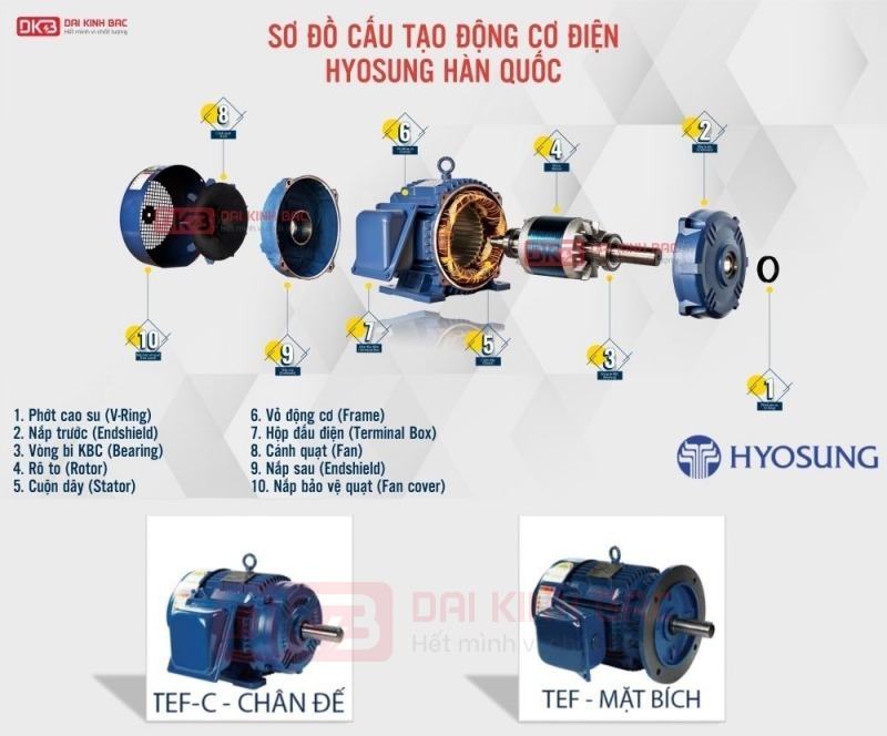 cau-tao-motor-dien-3-pha-110KW- 150HP-2p-2-cuc-hyosung-han-quoc
