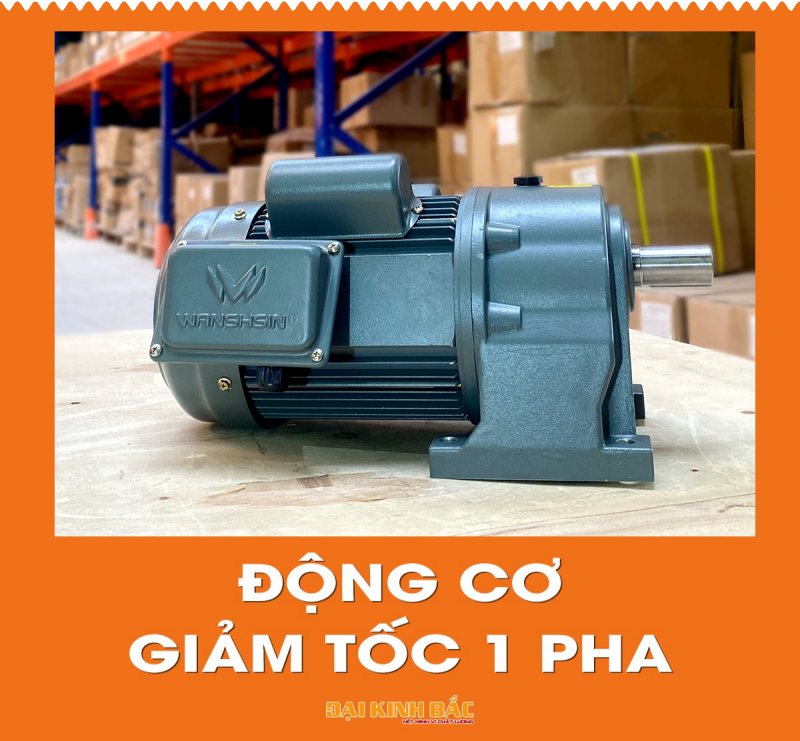  Động cơ giảm tốc 1 pha