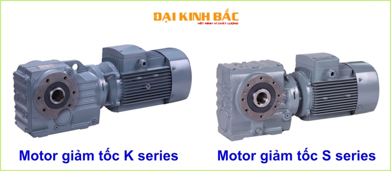 motor giảm tốc k series và s series