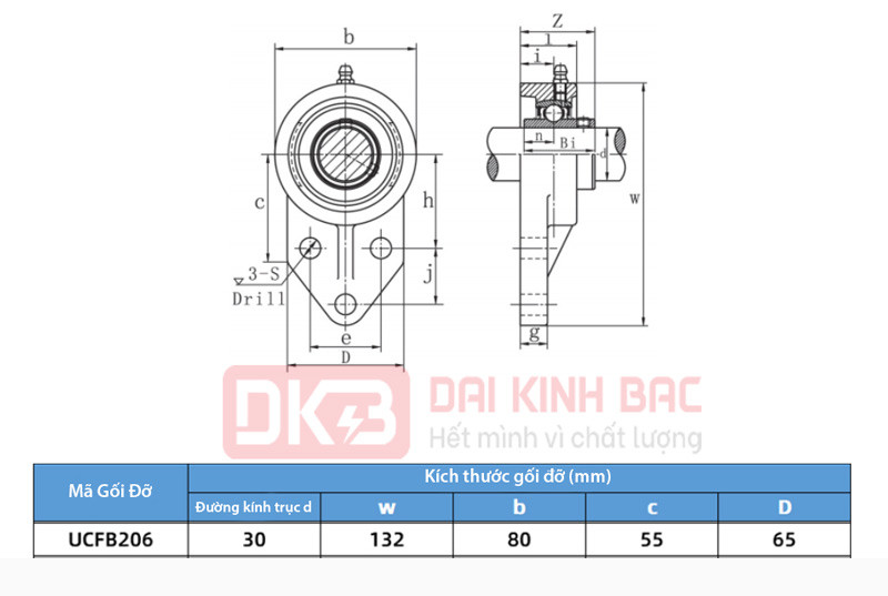 catalong goi do vo nhua vong bi inox sucfb 206 pl