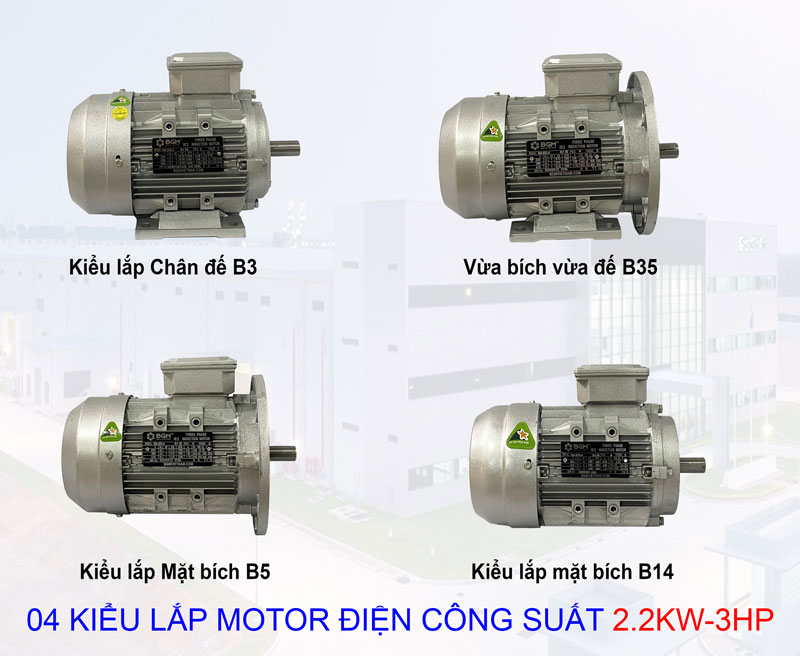 các kieu lap motor 2.2kw