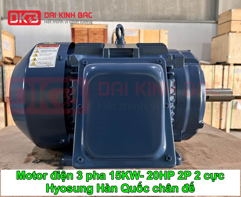 motor-dien-3-pha-15KW- 20HP-2p-2-cuc-hyosung-han-quoc-CHAN-DE