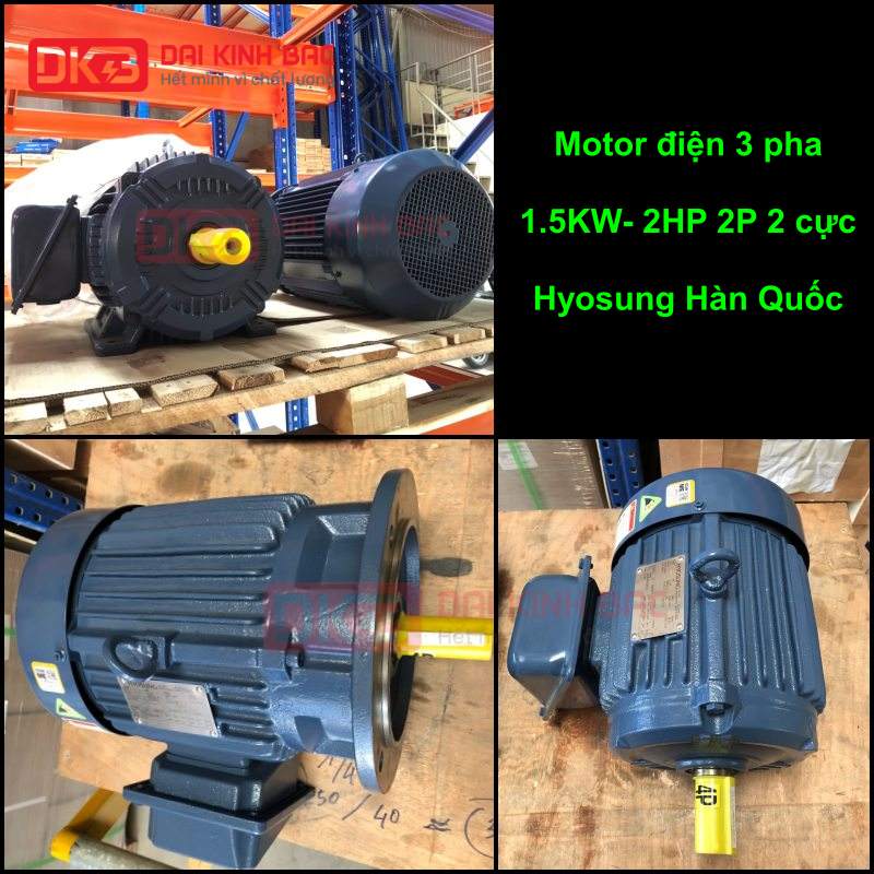 motor-dien-3-pha-1.5KW- 2HP-2p-2-cuc-hyosung-han-quoc