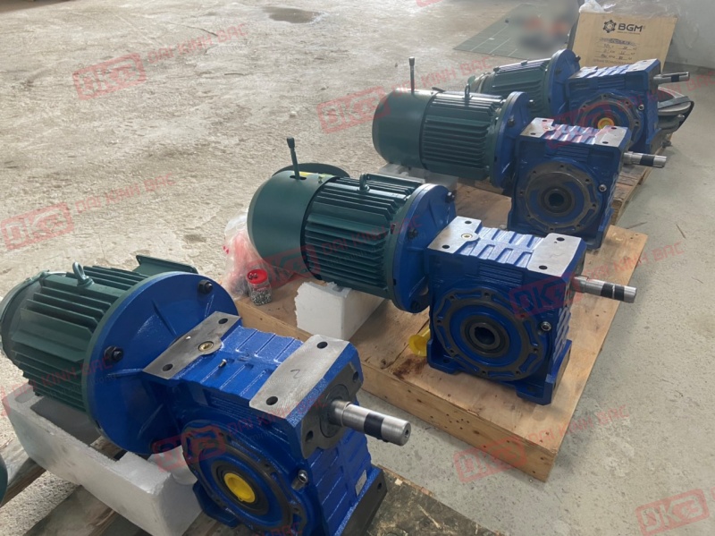 MOTOR GIẢM TỐC GẮN PHANH 