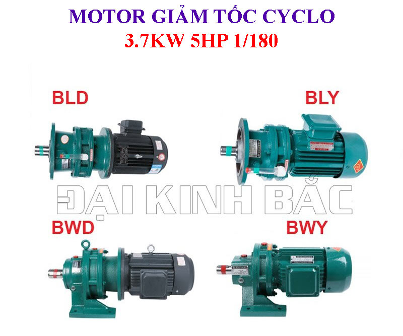 Motor giảm tốc Cyclo 3.7Kw 5Hp 1/180