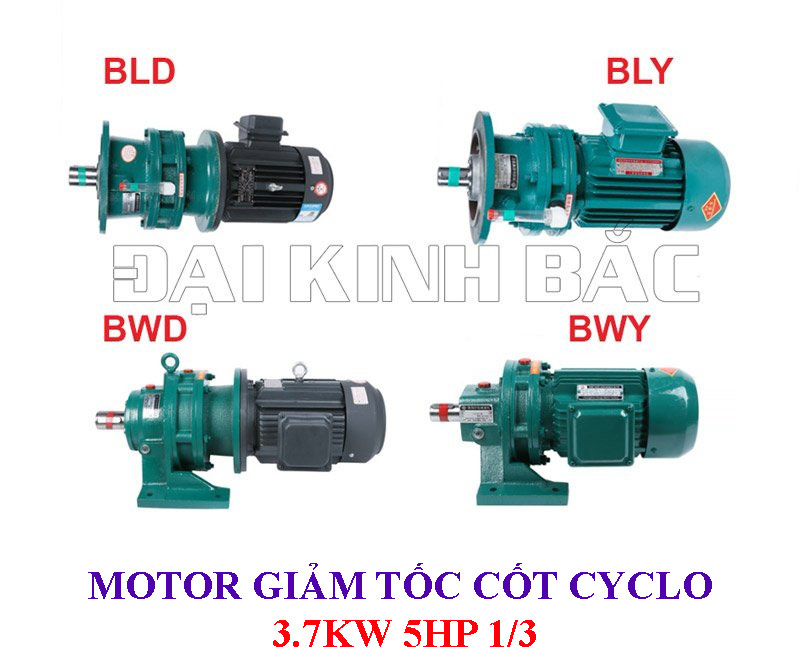 Motor giảm tốc Cyclo 3.7Kw 5Hp 1/3