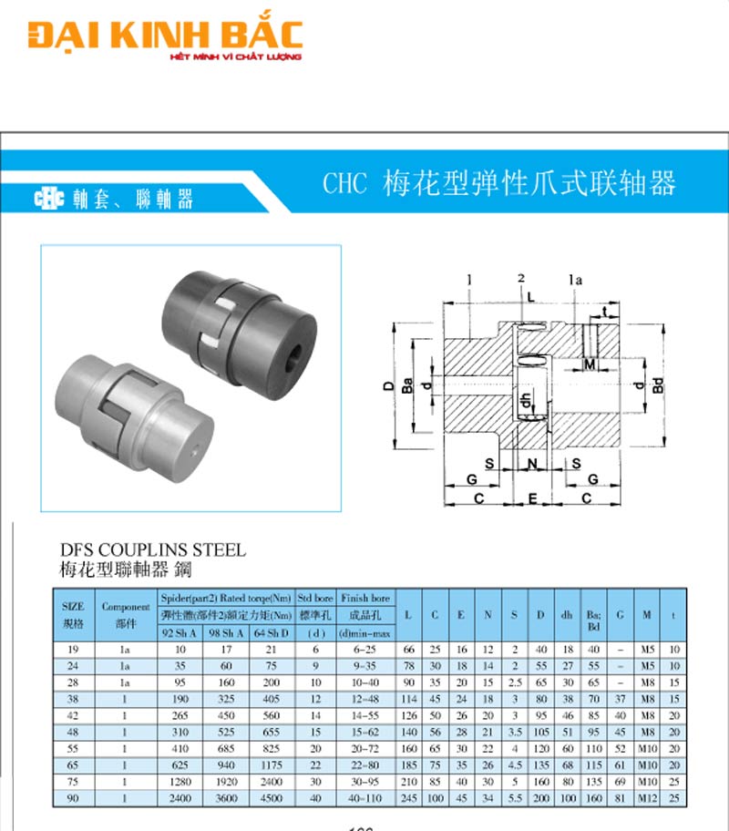 Nhà Phân Phối Khớp Nối Thép CHC DFS Uy Tín, Giá Tốt Nhất