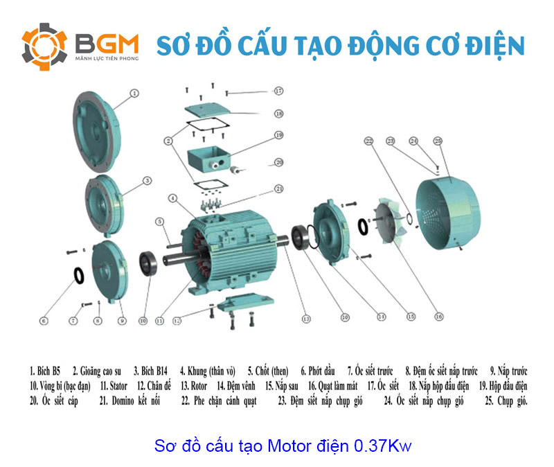 so do cau tao dong co dien 037kw