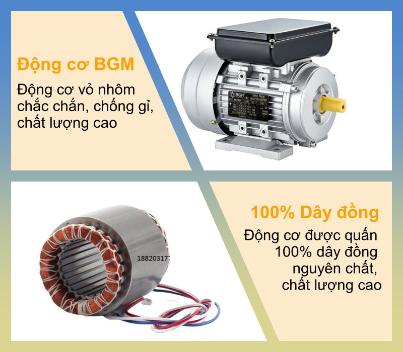 ƯU ĐIỂM ĐỘNG CƠ ĐIỆN 1 PHA 220V