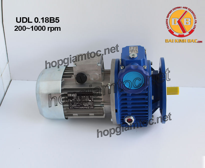 Hình ảnh motor điều tốc UDL B5 0.18kw 200~1000