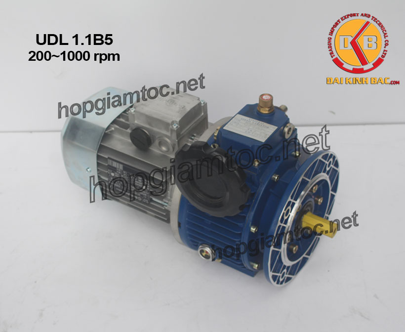 Hình ảnh motor điều tốc UDL B5 1.1kw 200~1000rpm