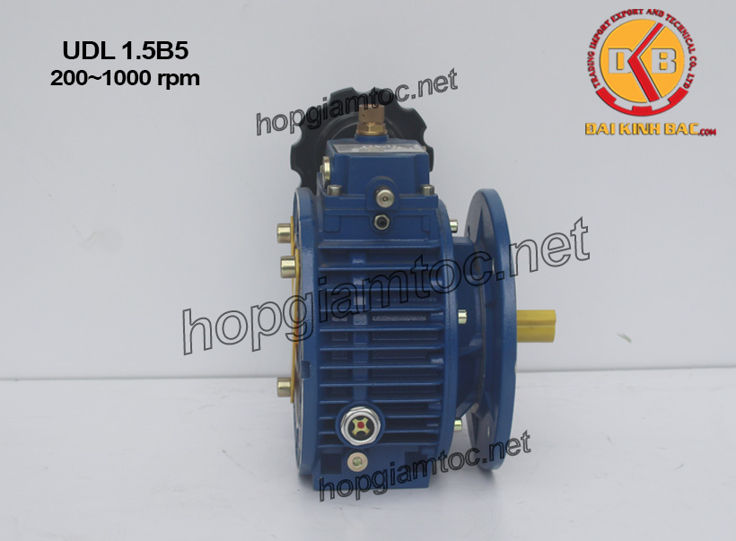 Điều tốc UDL B5 1.5kw 200~1000rpm mặt bích