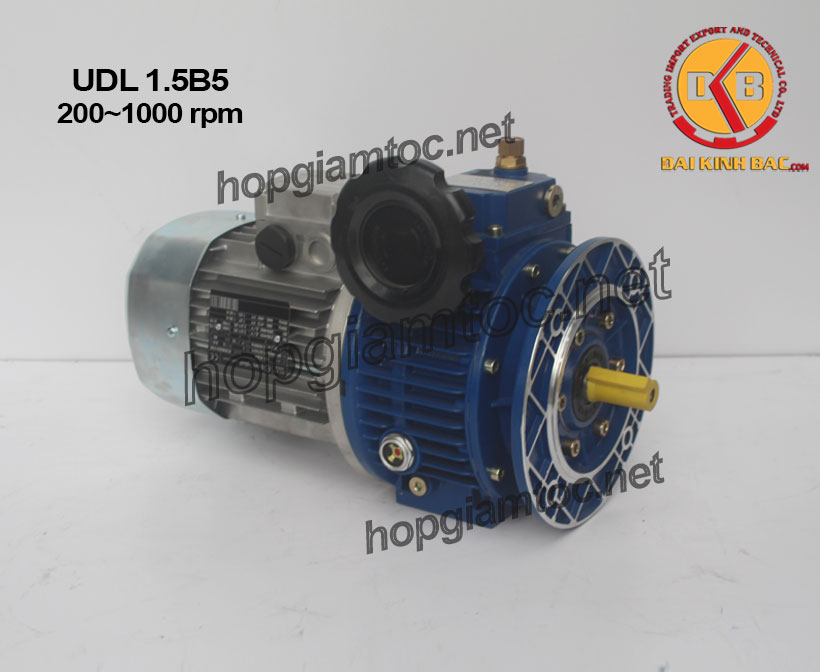 Hình ảnh motor điều tốc UDL B5 1.5kw 200~1000rpm