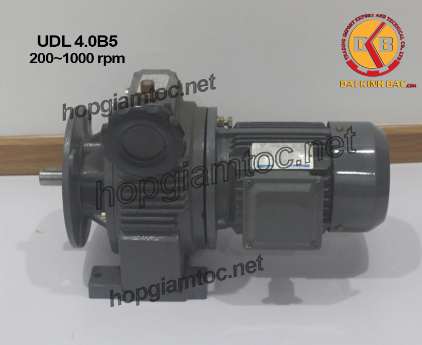 Hình ảnh motor điều tốc UDL B5 4.0kw 200~1000rpm