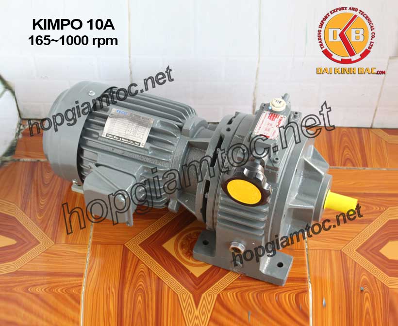 Hình ảnh motor điều tốc cơ Kimpo 10HP 165~1000 RPM 