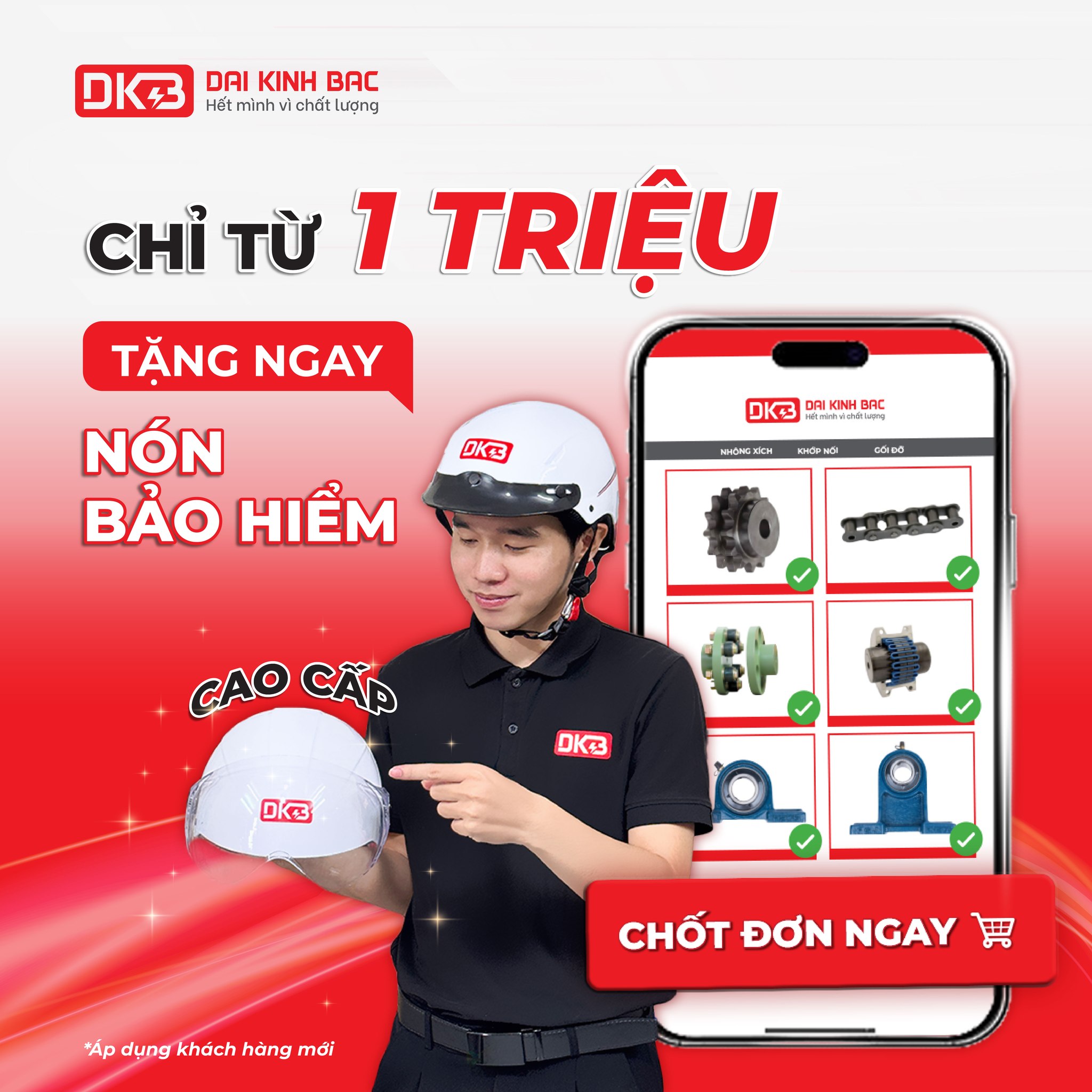 CHỌN NHÔNG XÍCH BỀN, NHẬN NÓN XỊN LIỀN TAY
