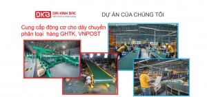 Cung cấp motor giảm tốc cho dây chuyền phân loại GHTK, VNPOST