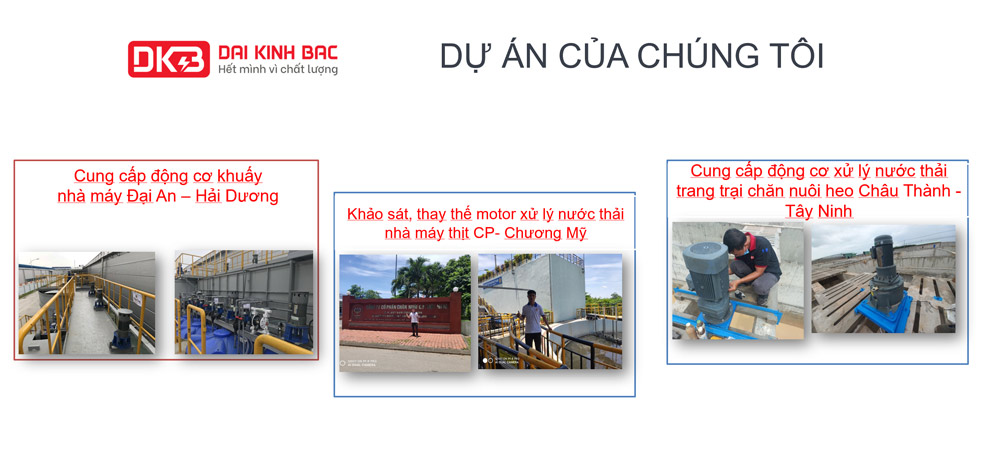 Cung cấp motor khuấy hóa chất cho các nhà máy xử lý nước thải Tây Ninh- Hà Nội -Hải Dương
